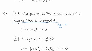 Calc I Lesson 13 Implicit Differentiation