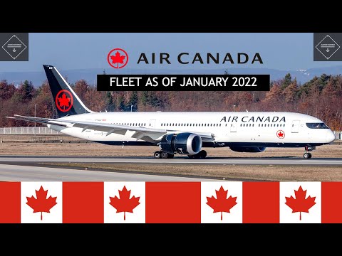 Air Canada fleet as of January 2022