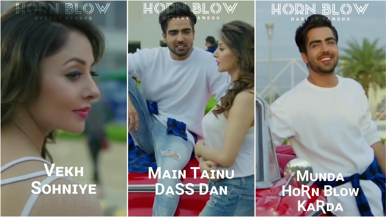 Horn Blow : Hardy Sandhu | Full Screen Status | Jaani & B Praak | Status Guru YT |