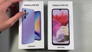 SAMSUNG GALAXY A34 vs SAMSUNG GALAXY M34