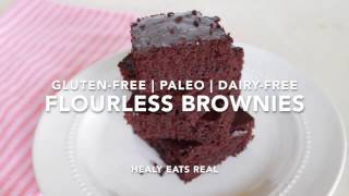 Delicious Flourless Brownies [Paleo | Gluten Free | Dairy Free]