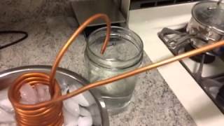 water cooker pressure distiller diy easy distillery copper tubing steam