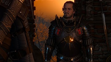 The Witcher 3 - Prologue: White Orchard, the local Nilfgaardian garrison commander