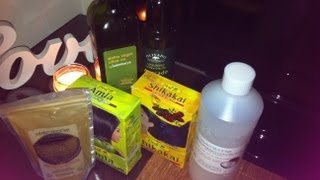 How I make my henna , shikakai and amla hair gloss - Ayruvedic