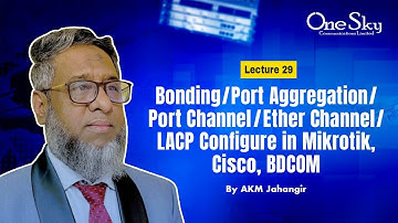 Lecture 29 | Bonding / Port Aggregation / EtherChannel / LACP in MikroTik, Cisco, BDCOM