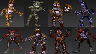 NEW ANIMATIONS in FNAF VR: Curse of Dreadbear DLC