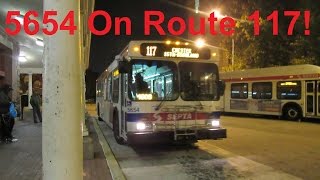 NeoplanDude | SEPTA 2003 New Flyer D40LF #5654 On Route 117 To 9th-Highland!