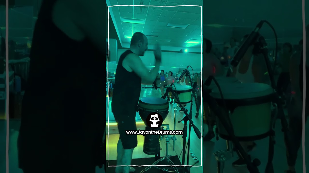 Zumba Drummer Jay on the Drums