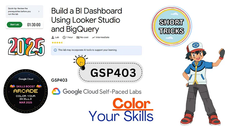 Build a BI Dashboard Using Looker Studio and BigQuery  || #GSP403 || Lab Solution #arcade
