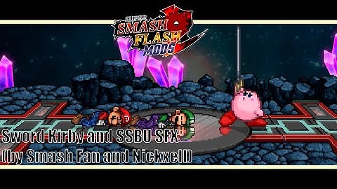 SSF2 Beta Mods Showcase: Sword Kirby and SSBU SFX (by Smash Fan and Nickxell)