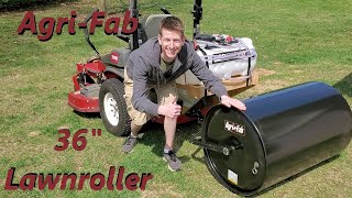 AgriFab Lawn Roller Assembly and Overview