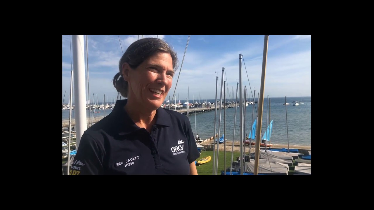 2018 Melbourne Hobart Pre-Race Interview Annette Hesselmans RED JACKET