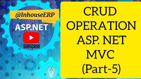 CRUD Operation in ASP.NET MVC || Part-5 #aspnetmvc #mvc #aspnet #programming #developer #development