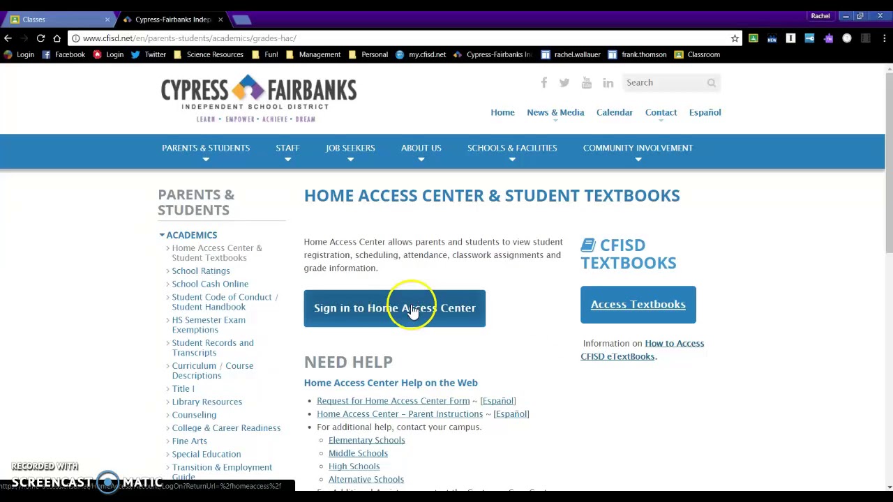 www cfisd net home access Official Login Page [100