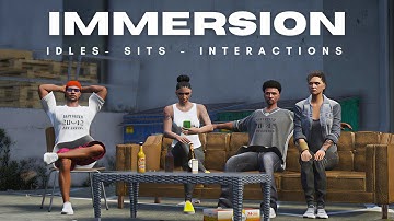 IMMERSION PACK : IDLES, SITS, INTERACTIONS AND MORE! ( 81 Custom Animations)
