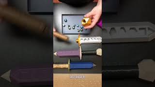 Dice Dagger &amp; Vault - Customizable 3D-Printed Fantasy Gear! #3dprinting #printtok