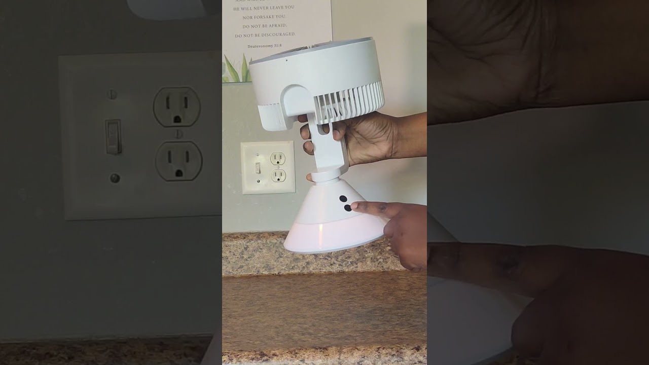 This Fan Surprised Me.                 3 Speeds, Rotates, and Lights Up