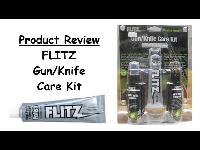 Flitz Polish and Cleaning Kit - for swords, knives, armor and guns