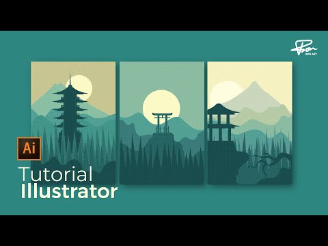Hướng dẫn vẽ hình ảnh 2D bằng illustrator (Tutorial) | BonART
