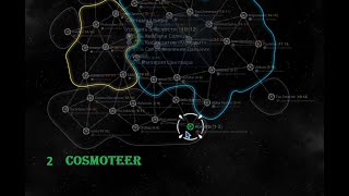 №2  Cosmoteer! Улучшаем корабль, начальная добыча астероидов и вражеская база.