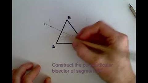 Construct a Circle Circumscribed about a Triangle