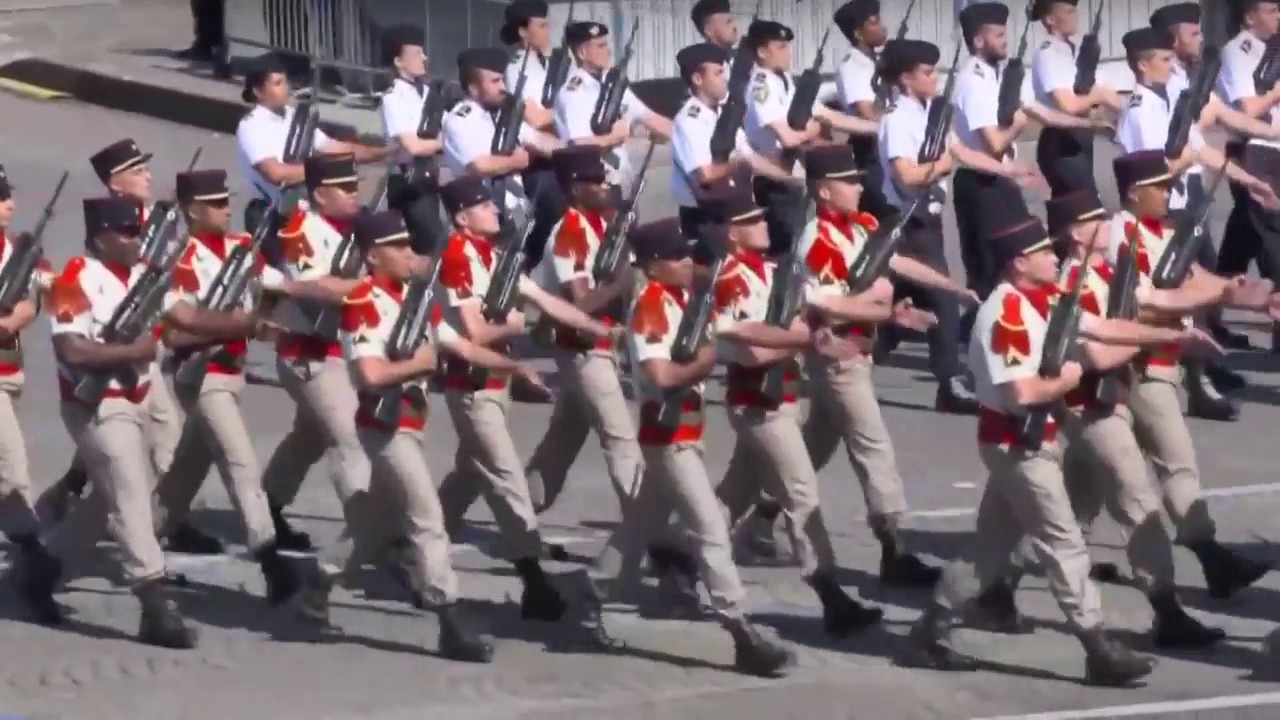 President Trump, Melania & The Macrons Celebrate Bastille Day @ Paris Military Parade 7/14