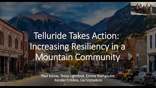 Telluride Takes Action: Increasing Resiliency in a Mountain Community