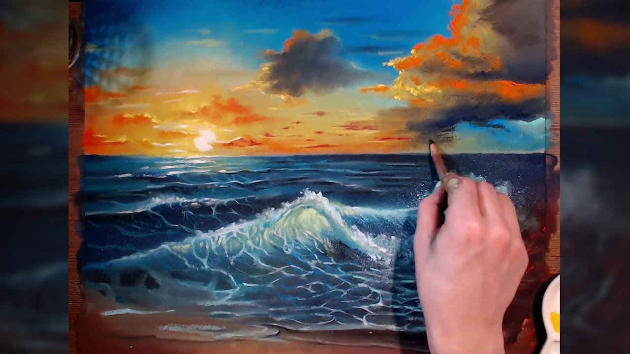 New Year Sunrise Pastel drawing  drawholic YouTube