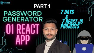 Password Generator in React 🔐 | Day 1 | 7 Days 7 React Projects | EnginearG