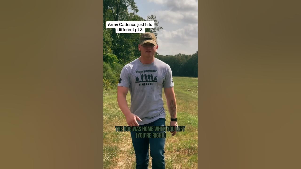 I Left My Home For The Army Cadence My most viewed cadence on YouTube, “I Left My Home.” #army #military #
