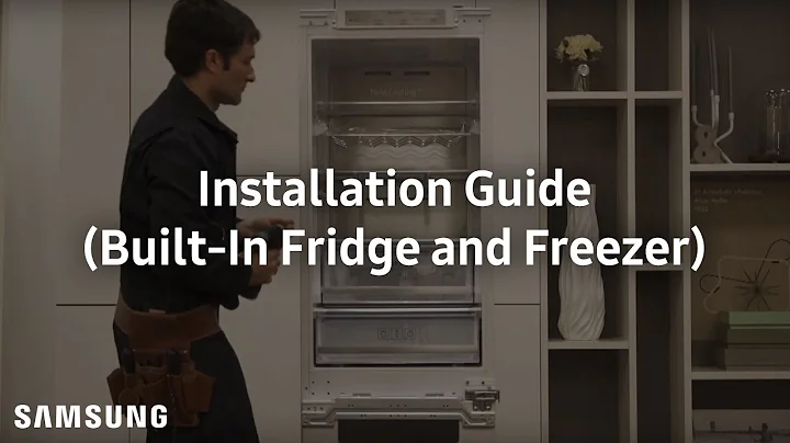 Come installare il frigorifero Samsung a montaggio fisso incorporato