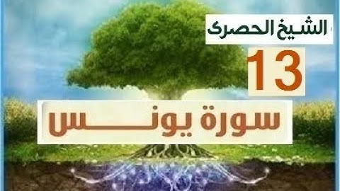 المصحف المعلم الشيخ الحصري سورة يونس الجزء الحادي عشر الوجه19