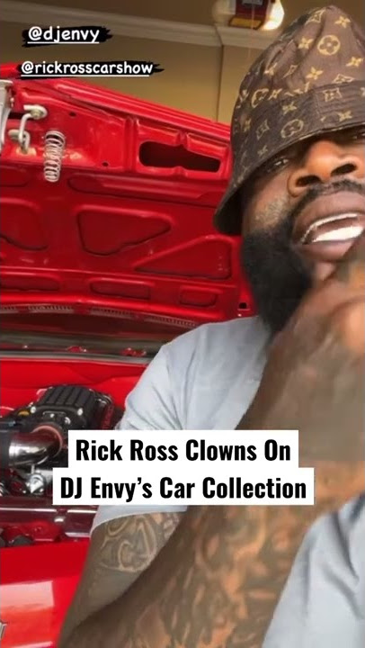 Rick Ross Clowns On DJ Envy’s Car Collection #shorts #rickross