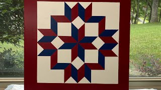 Lets make a Barn Quilt!  Carpenter’s Star  :     Video #2