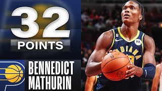 Bennedict Mathurin Drops 32 PTS In 7th NBA Game | October 29, 2022