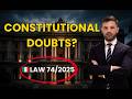 Gesetz 74 2025 Und Die Verfassung Warum Vier Gerichte Ernsthafte Zweifel Geäußert Haben Gesetz 74 2025 Und Die Verfassung Warum Vier Gerichte Ernsthafte Zweifel Geäußert Haben