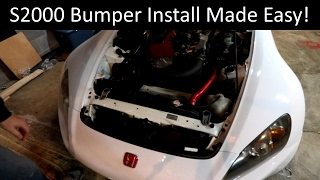 S2000 Bumper Removal Made Easy - Honda S2000 Project Build - Ep 10