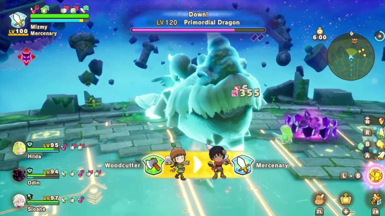 Fantasy Life i: The Girl Who Steals Time - True Primordial White Dragon, Mercenary