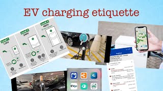 About charging and EV charging etiquette