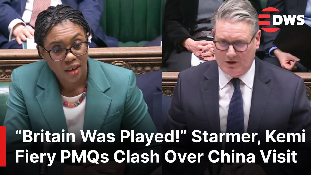 HEATED DEBATE: UK's PM Starmer Fiery Clashes With Opposition Leader Badenoch Over China Visit | AC1E