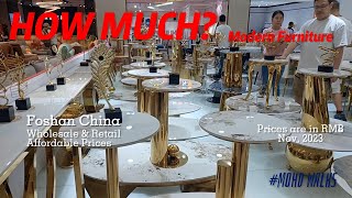 Modern Furniture With Prices Foshan China. Nov. 2023