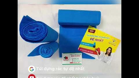 CÔNG TY BAO BÌ MINH KHANG SẢN XUẤT TÚI ĐỰNG RÁC ĐỆ NHẤT TỰ PHÂN HUỶ