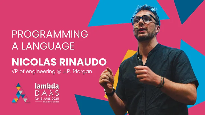 Programming a Language - Nicolas Rinaudo | Lambda Days 2025