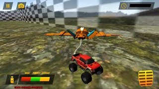 Chained Car Crash VS Cargo Plane - Monster Truck Pulling Plane Android GamePlay FHD screenshot 5