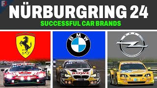 Top 8 Manufacturer WINS at the 24 Hours of Nürburgring