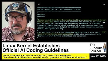 Linux Kernel Establishes Official AI Coding Guidelines