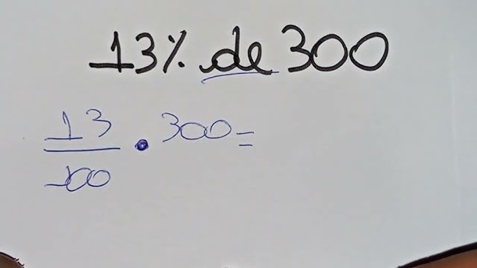 💢20% de 300 Porcentagem  💢20% de 300 Como calcular PORCENTAGEM