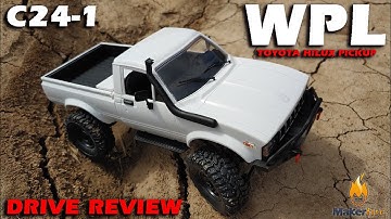 WPL C24-1 R/C Toyota Pickup Truck Crawler Drive Review