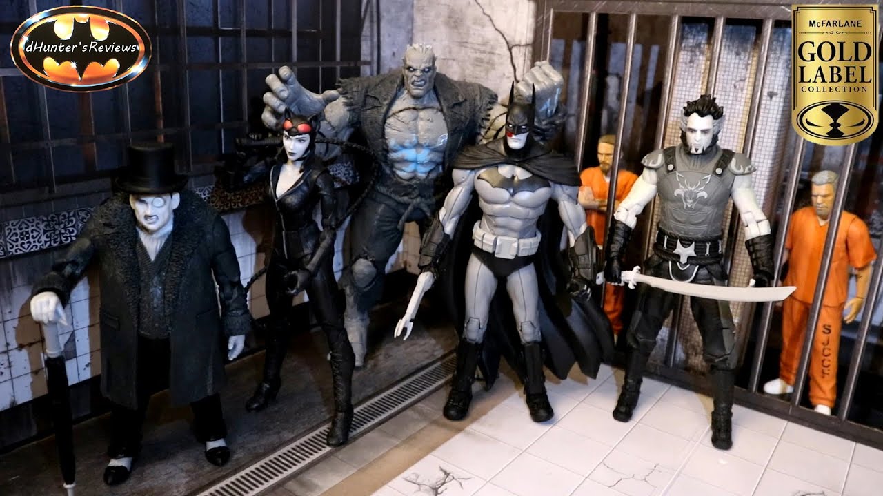 McFarlane DC Multiverse Arkham City Gold Label Variants Batman Catwoman ...