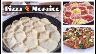 PIZZA MOSAICO ricetta facile e veloce - MOSAIC PIZZA - Tutti a Tavola